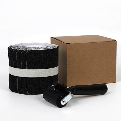 跨境pvc黑色磨砂防滑胶带 地面防滑耐磨片张15cm*60cm 楼梯防滑贴