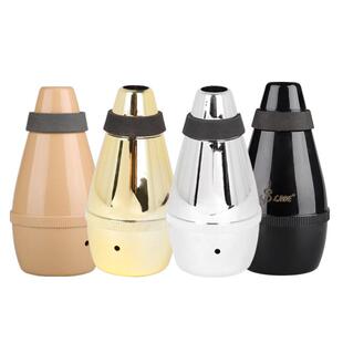 铜管乐器配件小号弱音器ABS全封闭式小号消音器防扰民乐器静音器