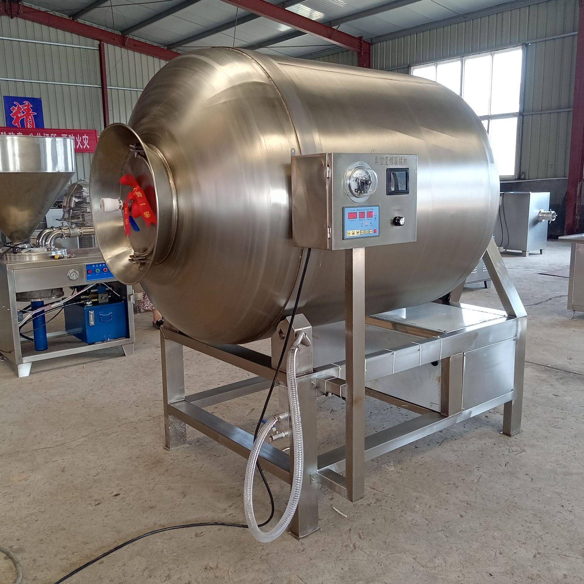 全自动变频真空腌制机肉串鸡柳腌制滚揉机整机整鸭腌制入味机