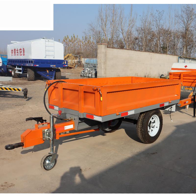 1.5吨自卸拖车拖拉机拖车拖斗拖挂车后翻自卸拖车