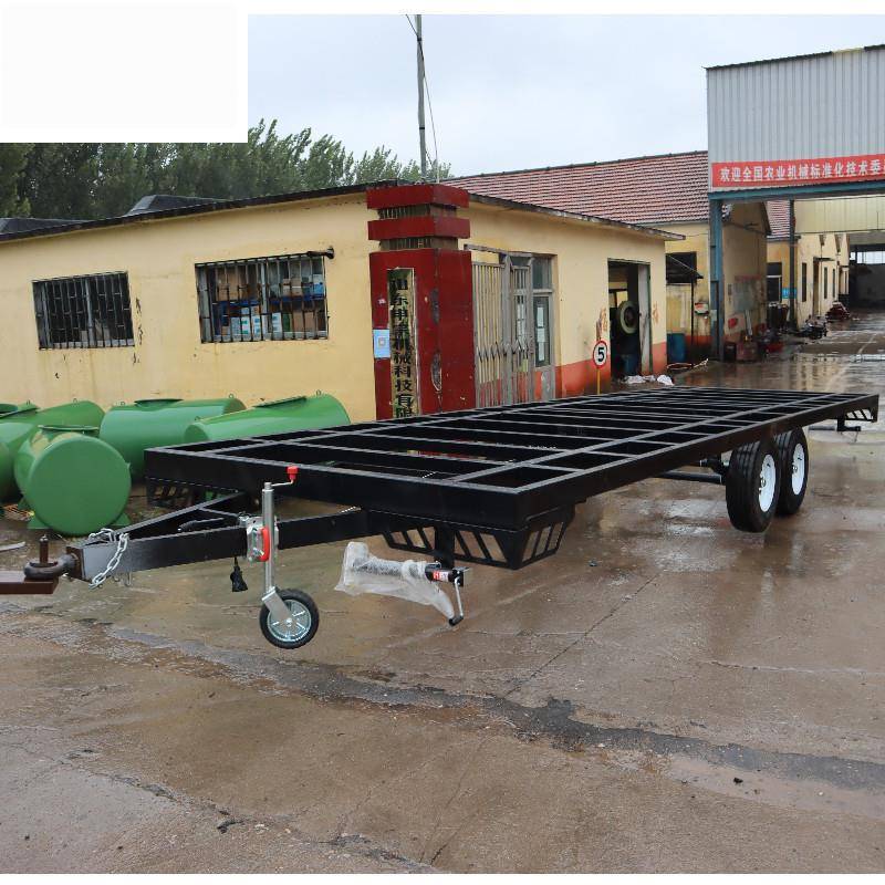 5吨房车底盘骨架拖车移动房车拖车框架拖车木屋拖挂车
