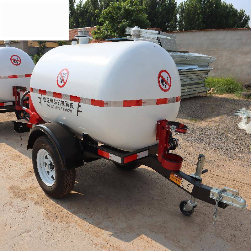 1000L-5000L油罐拖车水罐拖车汽车拖车拖挂车牵引罐拖车