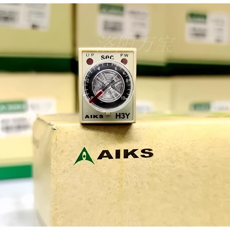 Aiks Aiks控制器时间继电器Atr12-A4 0-10S 24V秒14英尺