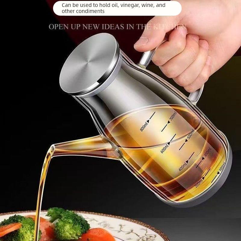 油瓶玻璃油壶厨房家用装酱油醋调料瓶专用容器食品级大油罐