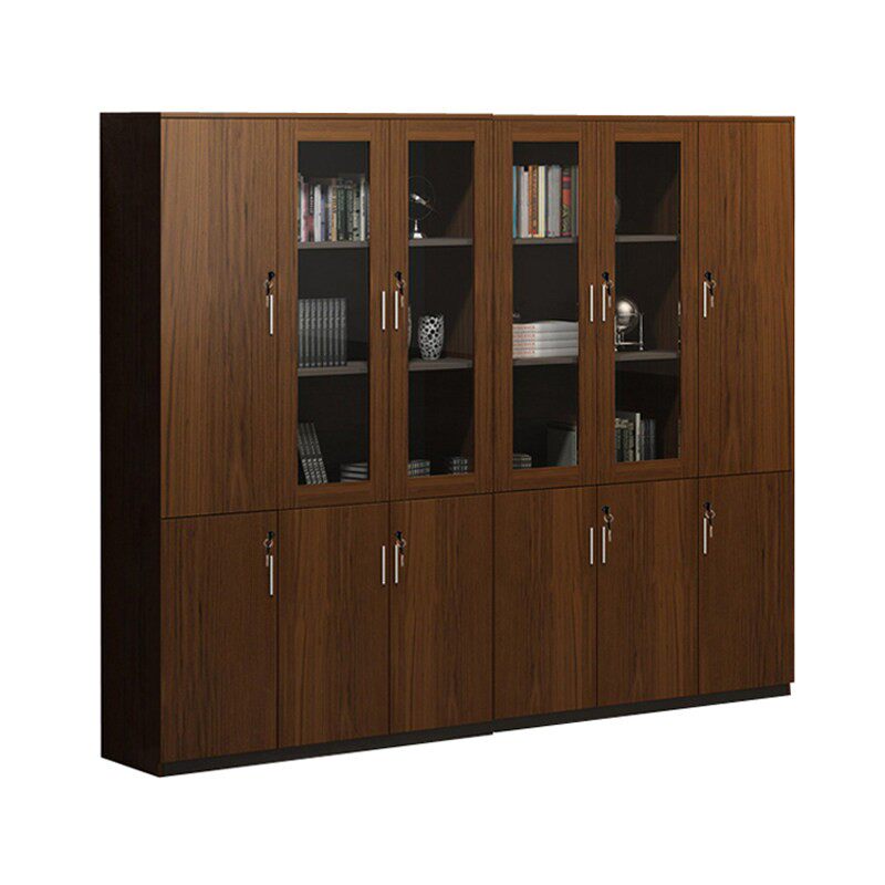 文件柜木质办公资料柜公司老板组合背景柜办公室板式书柜档案柜子