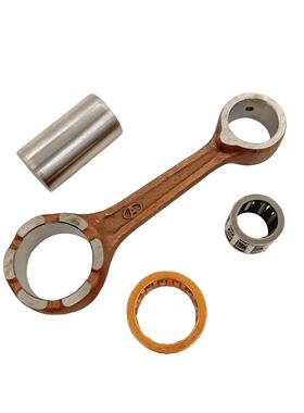 适用两冲程踏板车DIO50 17/18/24/27/28/34期 ZX50摩托车曲轴连杆