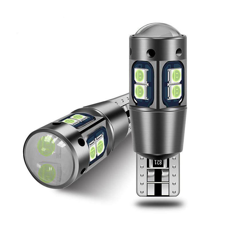 电动摩托车LED小灯泡 T10日行示宽灯 透镜仪表灯雾灯爆闪彩光角灯