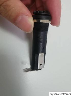 英国BULGIN FX0419保险丝座面板安装 250V16A 尺寸6.3x32MM F419