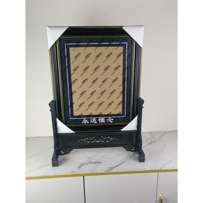 遗赠相框老人桌实木相框壁挂肖像底座相框支架人敬拜架洗照片