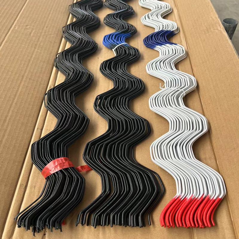 大棚配件大全卡簧塑料布压条包塑浸塑卡槽条卡扣压膜簧防氧化包邮