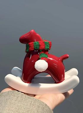 马上有钱摆件马年桌面玄关家居好物可爱喜庆生肖装饰新年氛围布置