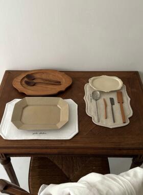 「pata studio」100%全麻 餐垫 复古 手工