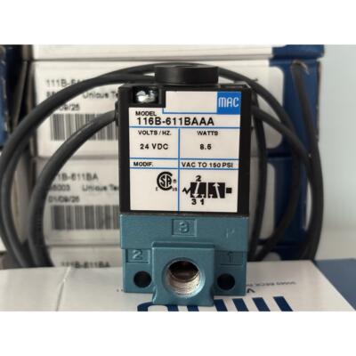 原装正品MAC电磁阀116B-611BAAA/121BAA 111B-121CA/421BA/611BA