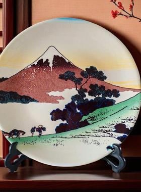 日式和风陶瓷装饰盘子日式料理店装饰摆饰寿司店桌面坐盘摆盘包邮