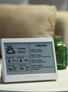 Home Assistant 7.5英寸仪表显示墨水屏ESP32C6智能家居兼容TRMNL