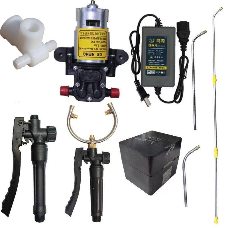 西红柿电动喷花授粉器配件点花器手把开关手泵子电池压力阀喷杆