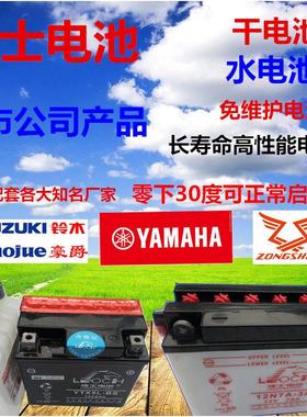 理士摩托车电池12N5 12N7 12N9 YTX5L-BS YTX7L-BS YTX7A-BS电瓶