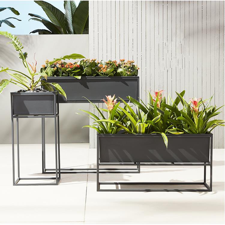 室内种植箱爬藤支架蔬菜花盆花箱栅栏花槽屋顶阳台方形大号种菜箱
