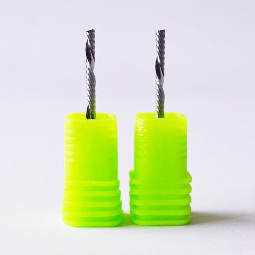 3.175 5A变径单刃左旋钨钢铣刀 PVC木工数控雕刻机刀具刀头10送1