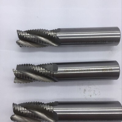 西南直柄超硬白钢波刃/玉米/粗皮铣刀6 7 8 9 10 12 14 16 1832mm