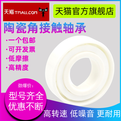 氧化锆陶瓷角接触轴承7000 7001/7002/7003/7004/7005 7006CE