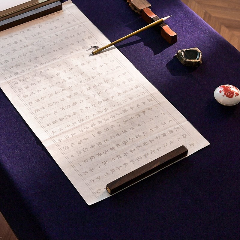 赵北毛毡垫书法桌布薄款便携包边国风书画垫毛笔书法垫文房四宝初