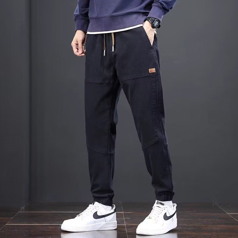 美式复古工装裤子男春秋新款潮流