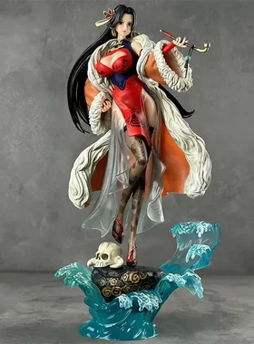 海贼王手办国风旗袍女帝大尺度二次元美女动漫模型手办女摆件