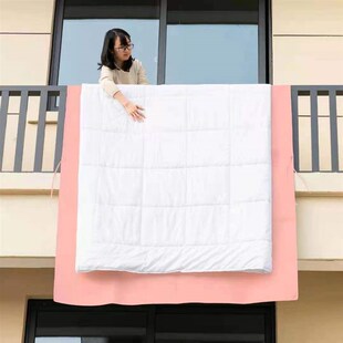 新款日式创意铺阳台栏杆晒被子神器防潮防污加厚无纺布晒被垫子垫