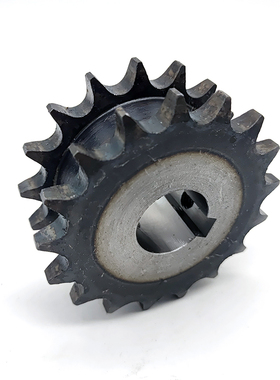 45钢双驱4分08B带孔12 15 18 202530假双排链轮链条支持非标定做