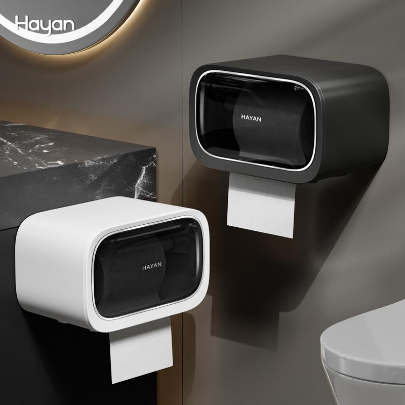 卫生纸盒卫生间纸巾卷纸抽纸厕纸置物架壁挂式免打孔防水厕所挂架