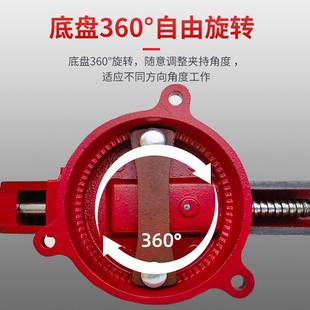 大象奥贝球铁台钳精密出口级多功能台虎钳工业级桌虎钳工作台夹具