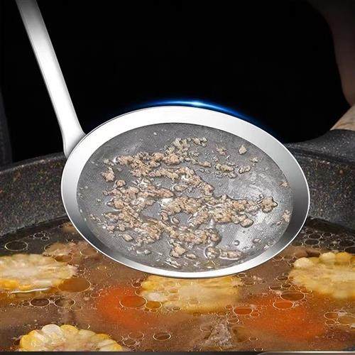 滤油网筛超密200目家用厨房漏勺超细机神器不锈钢火锅油过滤勺