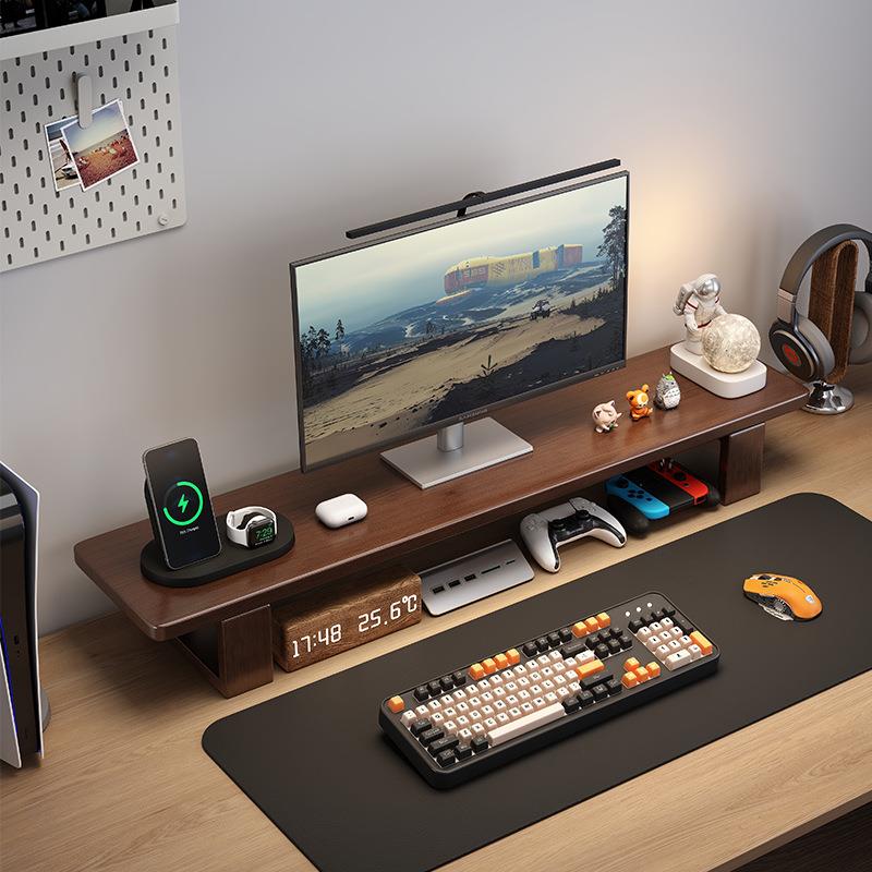 显示器增高架台式办公桌面置物架笔记本底座收纳架电脑屏幕支架