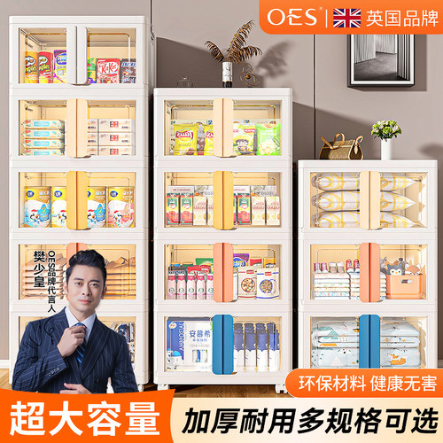 OES收纳箱多层折叠大容量储物柜