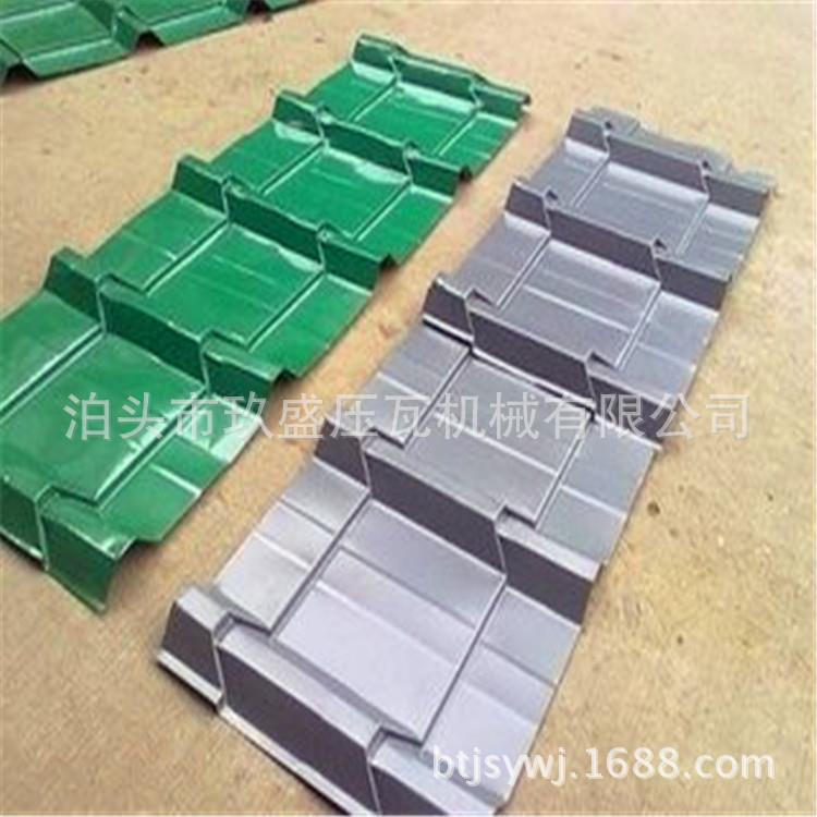 厂家常年生产各种规格型号彩钢活动房设备840琉璃瓦设备