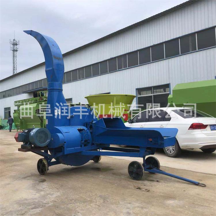 时产8吨铡草揉丝机养殖场锤片牧场切碎机三相电农用切草设备