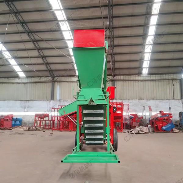 中型号花生摘果机8000型干湿两用果子秧子分离机器带自动装袋