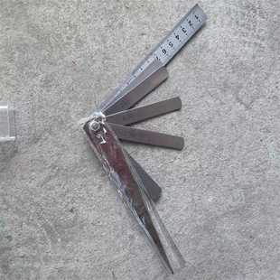 轨缝铁路塞尺 鸿聚牌道轨测量组合塞尺 8片锥形塞尺