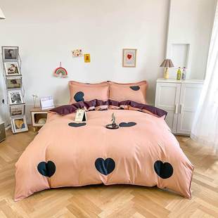 1米8x2米2x24被套仿纯棉四件套四季家用7x7被罩180x200x230x230