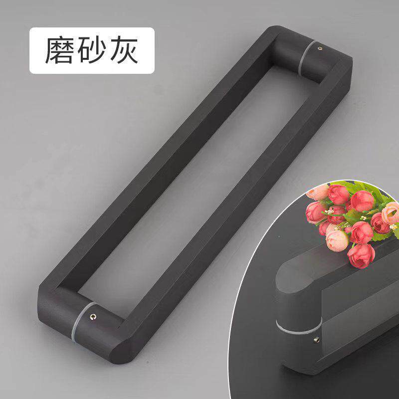 玻璃门拉手木门有框门古铜色灰色黑色玫瑰金香槟金简约不锈钢把手