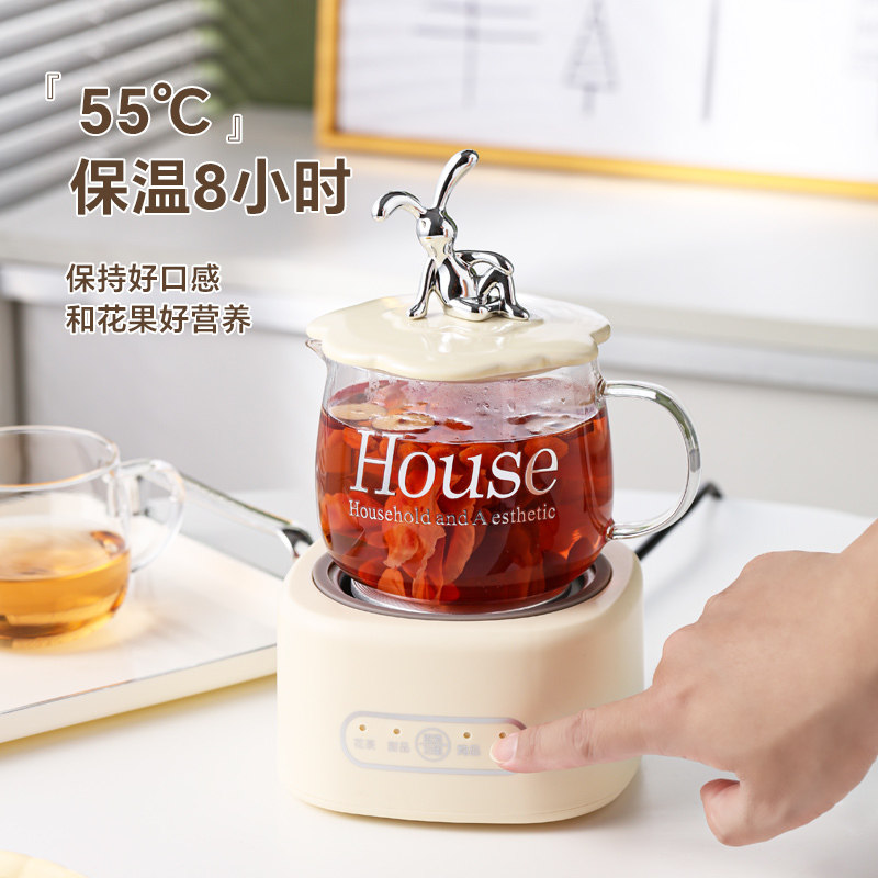 多功能养生壶家用恒温玻璃花茶煮茶壶办公室小型迷你电热烧水壶