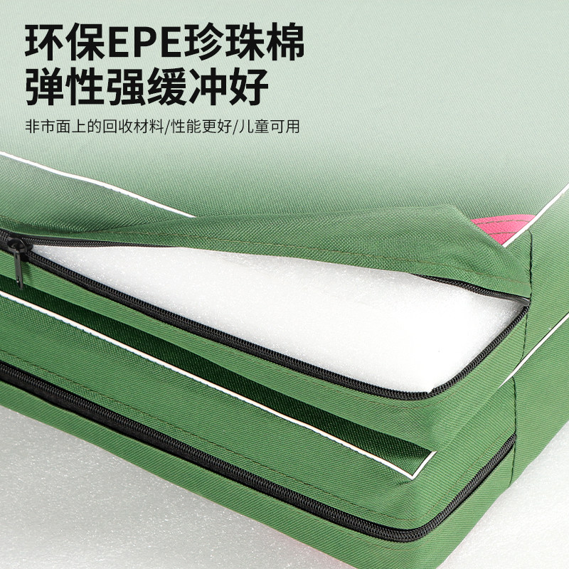 体操垫空翻垫跳高舞蹈武术体育训练折叠加厚帆布仰卧起坐海绵垫子