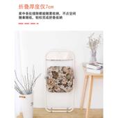 YSF简约复古折叠餐椅子提花时尚 休闲做作业加宽加厚休闲宿舍椅子