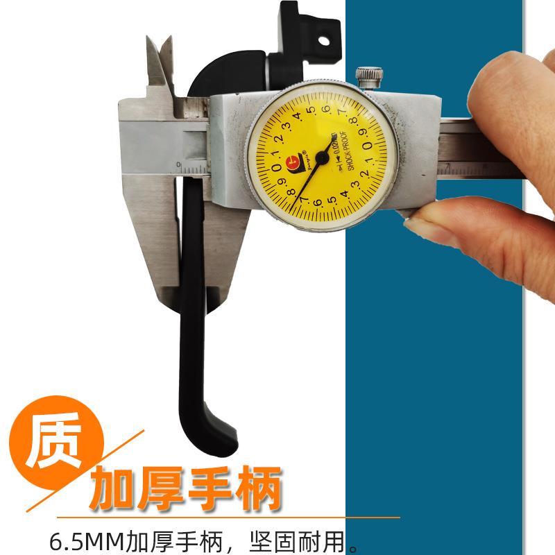 实心38型50型平开铝合金窗户把手7字窗单点执手锁拉手外开配件