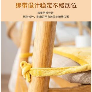 新款 通用方凳子垫绑带 直销椅子垫坐垫餐椅垫冬季 加厚餐桌座垫四季