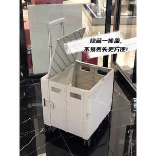 直销T9J5购物车折叠买菜车小拉车户外可坐取快递小推车家用轻 新款