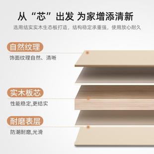 入户玄关柜一体收纳 新款 直销奶油风实木鞋 柜家用门口2023新款 爆款