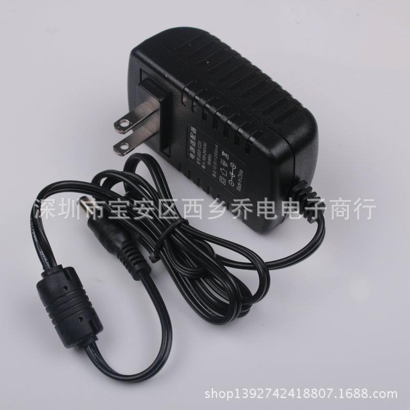 新款直销通用安防液晶监控欧美英规12V2A电源适配器12V2000ma开关
