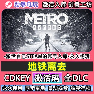 地铁离去steam正版 Metro Exodus 激活码cdk入库全DLC游戏